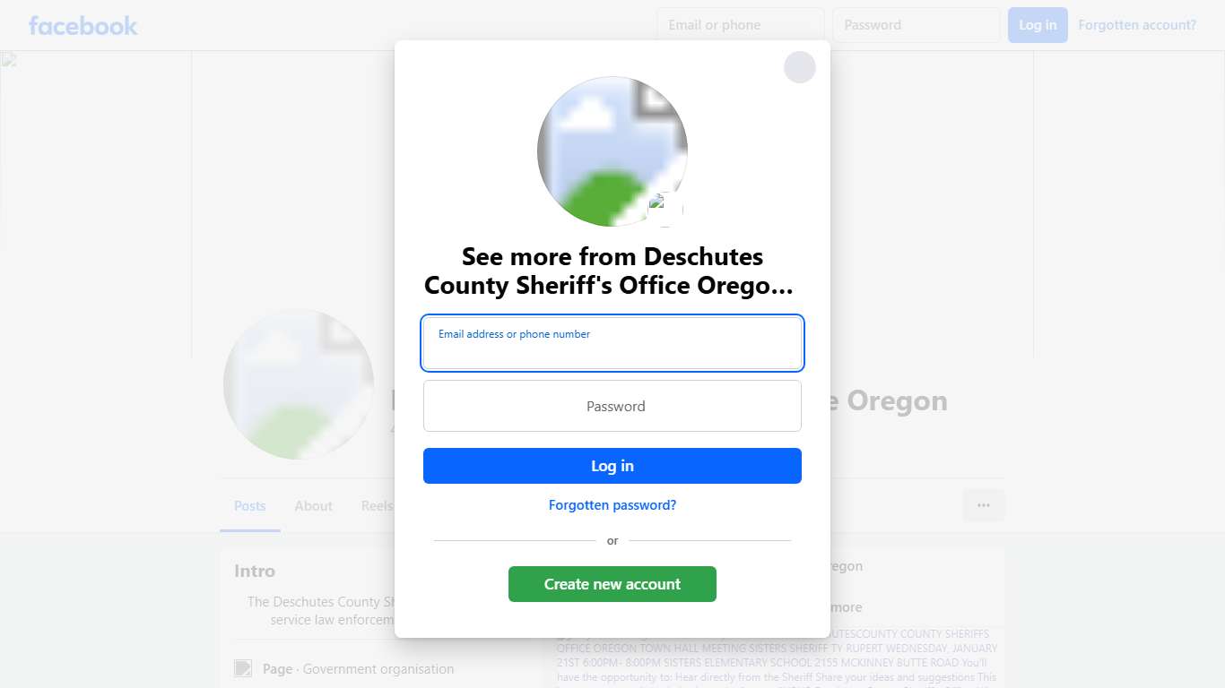 Deschutes County Sheriff's Office Oregon Bend OR Facebook